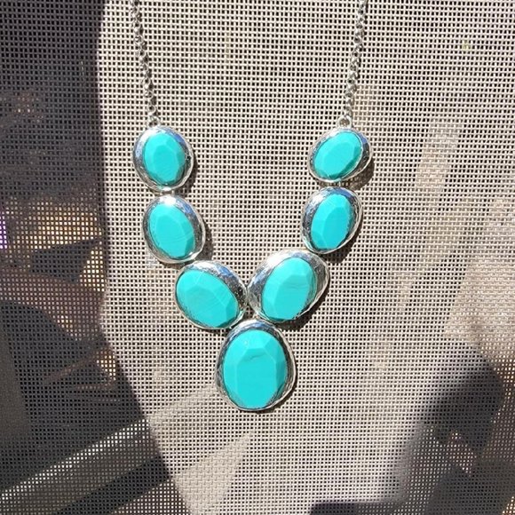 Jewelry Turquoise Chunky Necklacebracelet Combo Poshmark